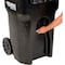 Otto Mobile Heavy Duty Trash Container, 65 Gallon, Black 6956060F-B41 - alternate 6